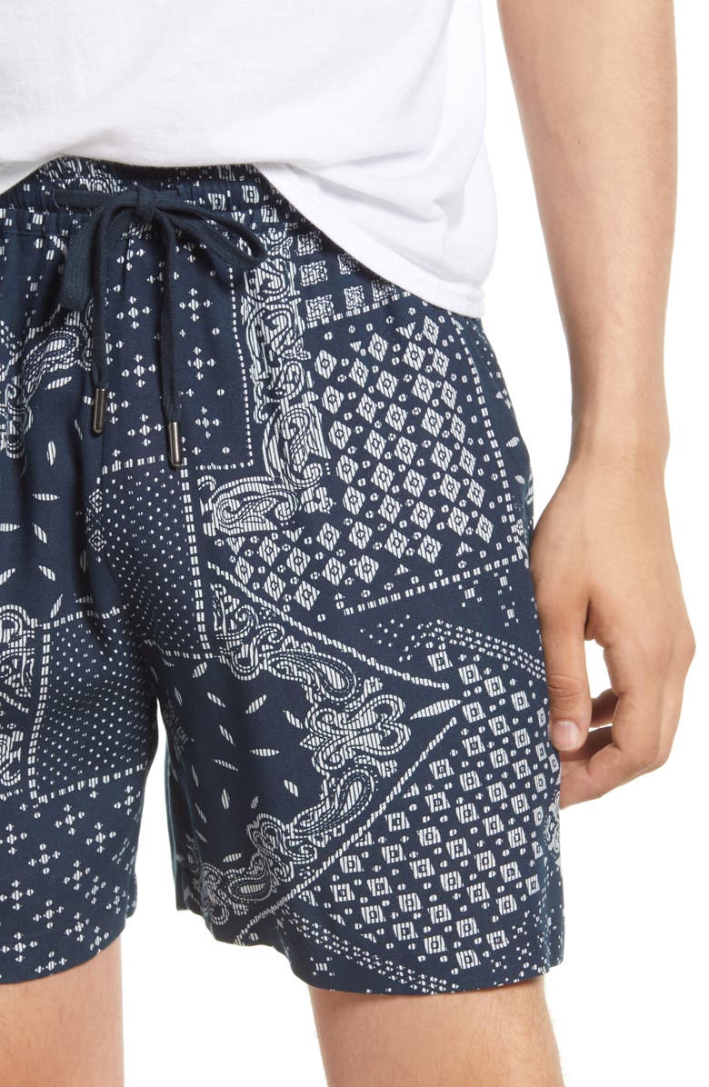 Native Youth Men's Bandana Tile Shorts, Alternate, color, 