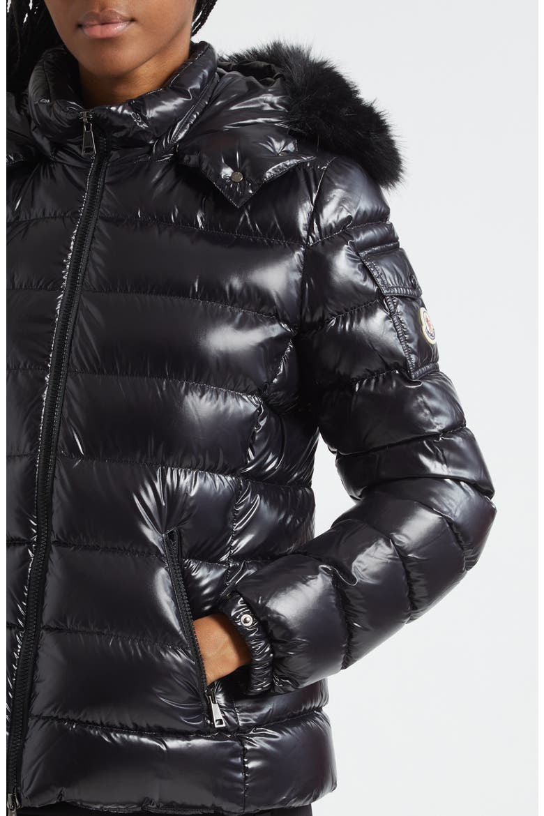 Badyf Hooded Down Jacket, Alternate, color, BLACK