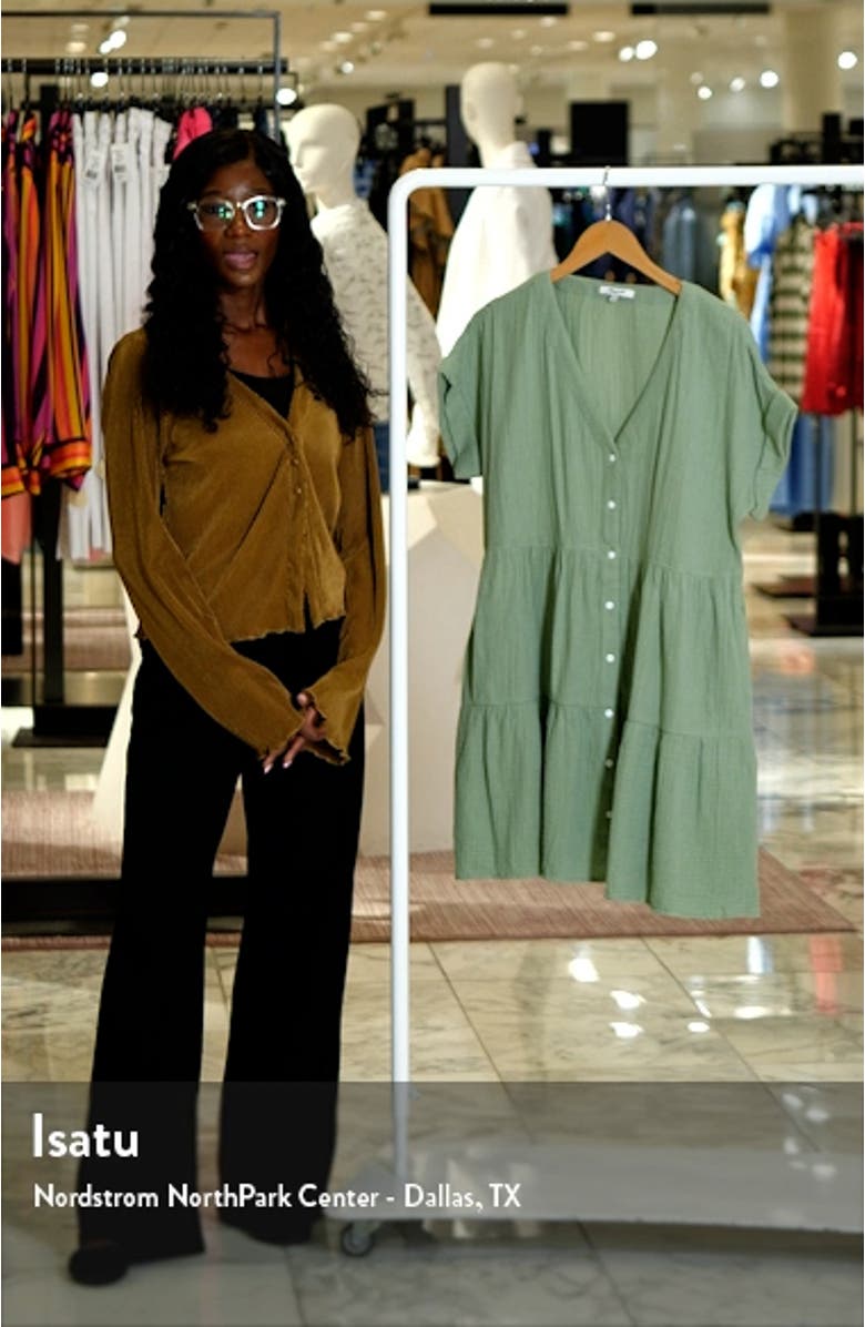 Lightspun V-Neck Tiered Dress, sales video thumbnail