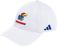 adidas Men's adidas White Kansas Jayhawks Locker Room Adjustable Slouch Hat