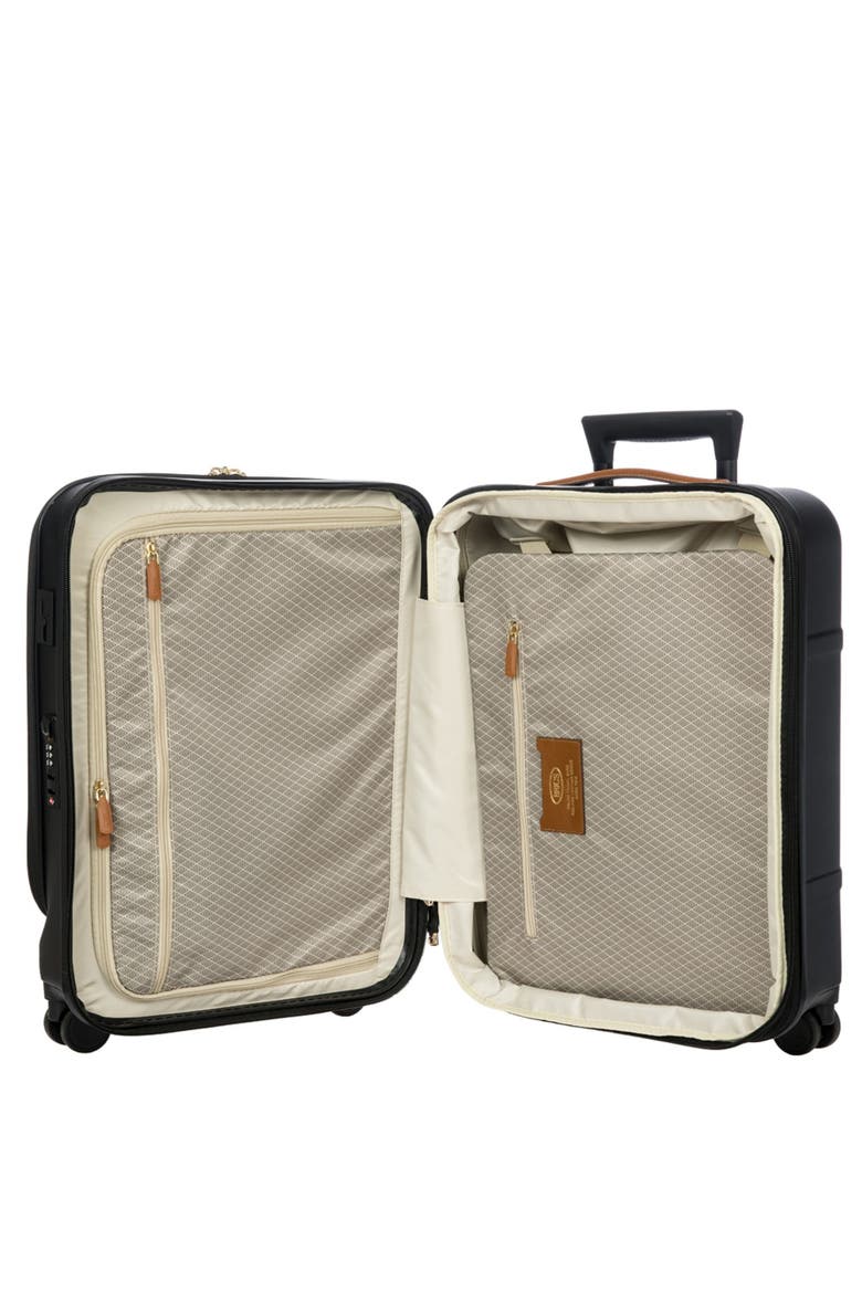 Bellagio 3.0 Hardside Expandable 21" Carry On Spinner Luggage with Pocket, Alternate, color, Black