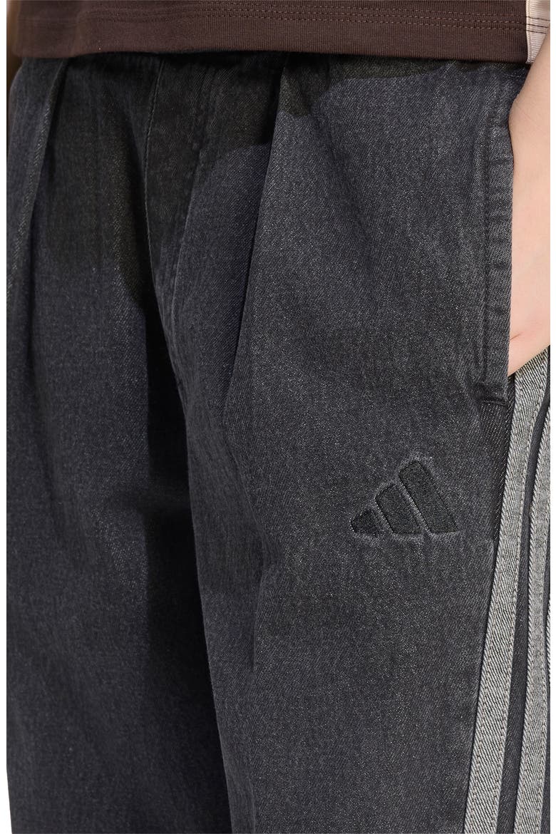 Plein Air Wide Leg Track Pants, Alternate, color, BLACK