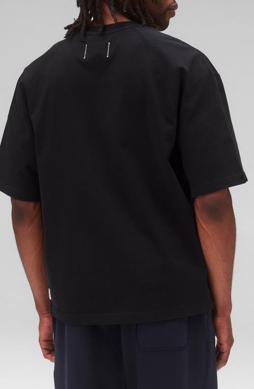 Reigning Champ Relaxed Heavyweight Jersey T-shirt In Black