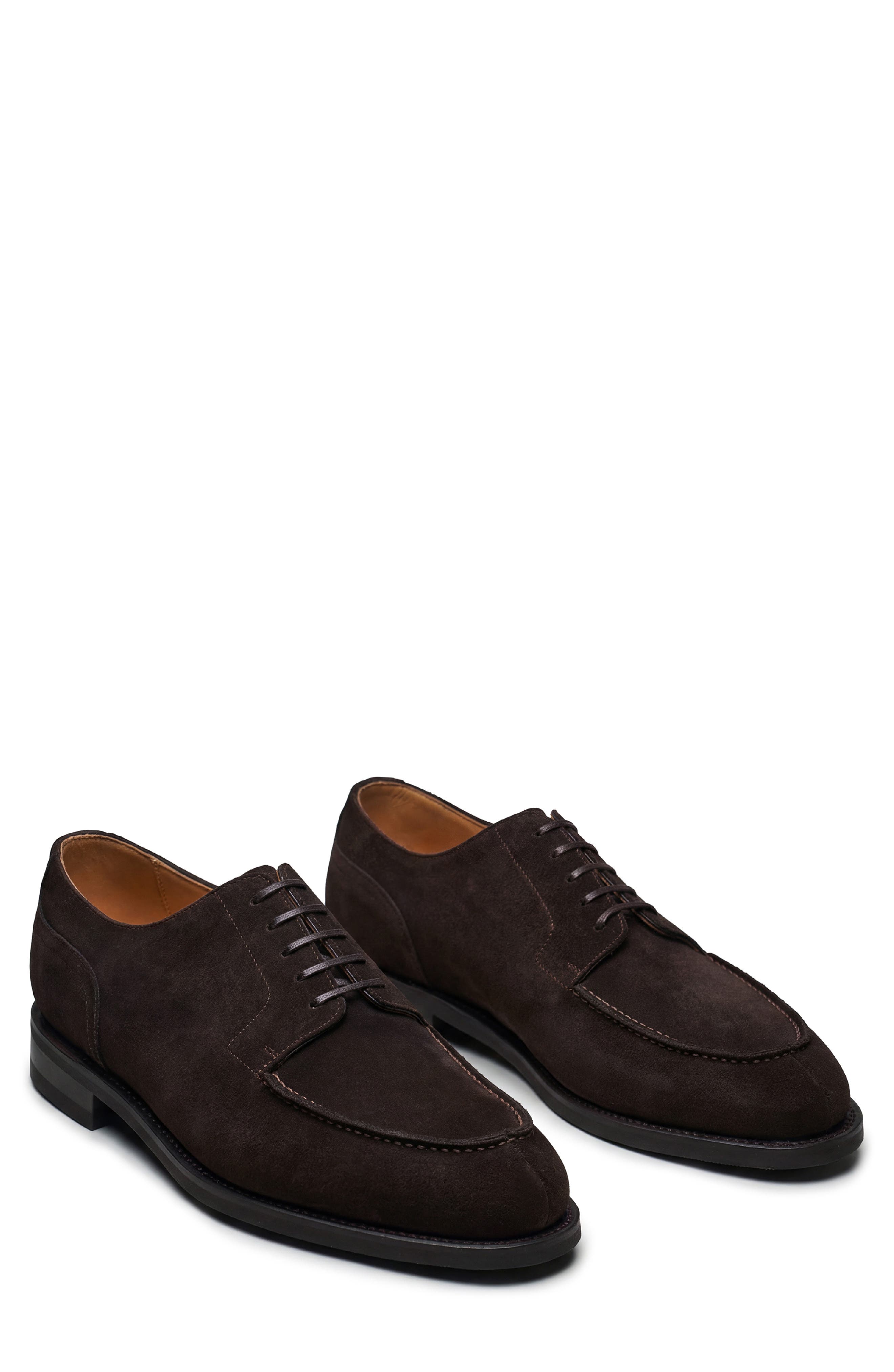 MORJAS The Split Toe Derby, Alternate, color, Brown Suede
