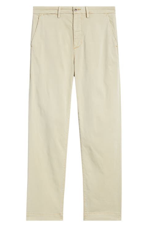 Archie Relaxed Straight Leg Stretch Sateen Pants