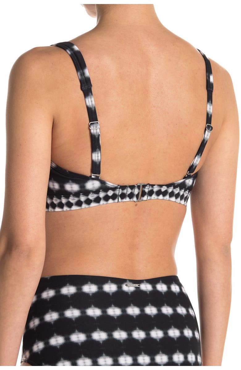 Sea Level Square Neck Printed Bikini Top, Alternate, color, 