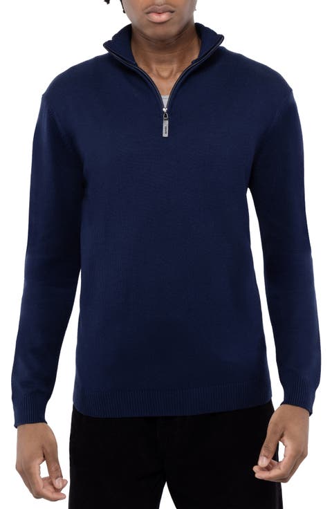 Quarter Zip Mock Neck Sweater