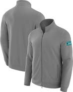 J. Palmer Men's J. Palmer Graphite Miami Dolphins QB1 Full-Zip Sweatshirt