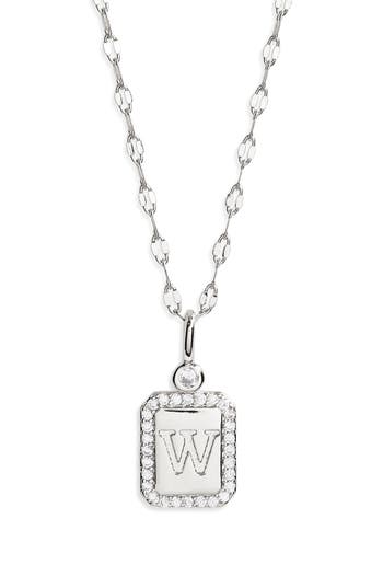 Leith Initial Pendant Necklace