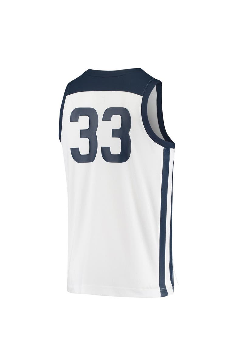 Nike Men's Nike #33 White Butler Bulldogs Replica Basketball Jersey, Alternate, color, 