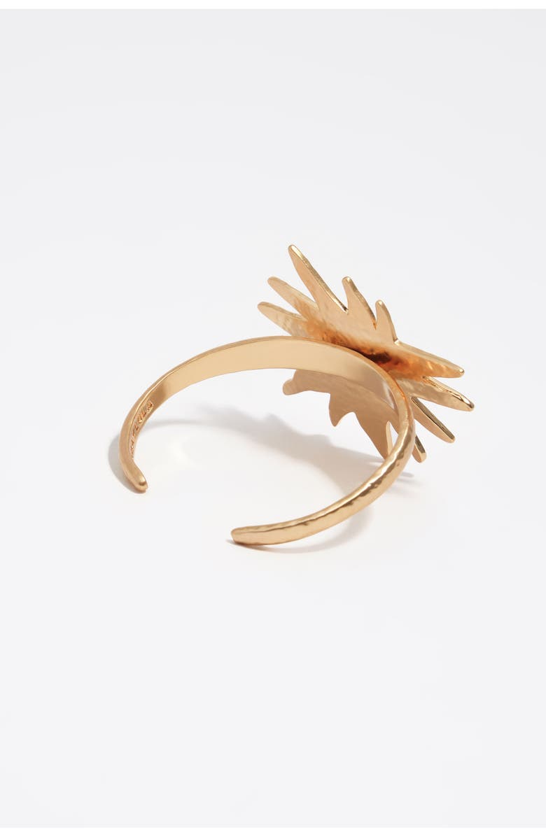 Bimba y Lola Sun Bracelet With Brushed Texture, Alternate, color, Gold