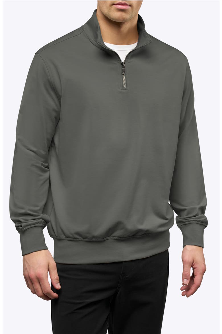 Hyperloop Quarter Zip, Main, color, CASTOR GREY