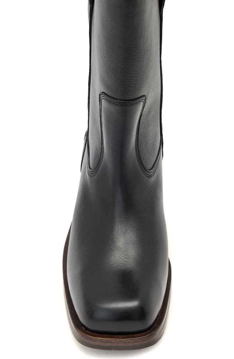 AllSaints Terri Block Heel Boot, Alternate, color, Black