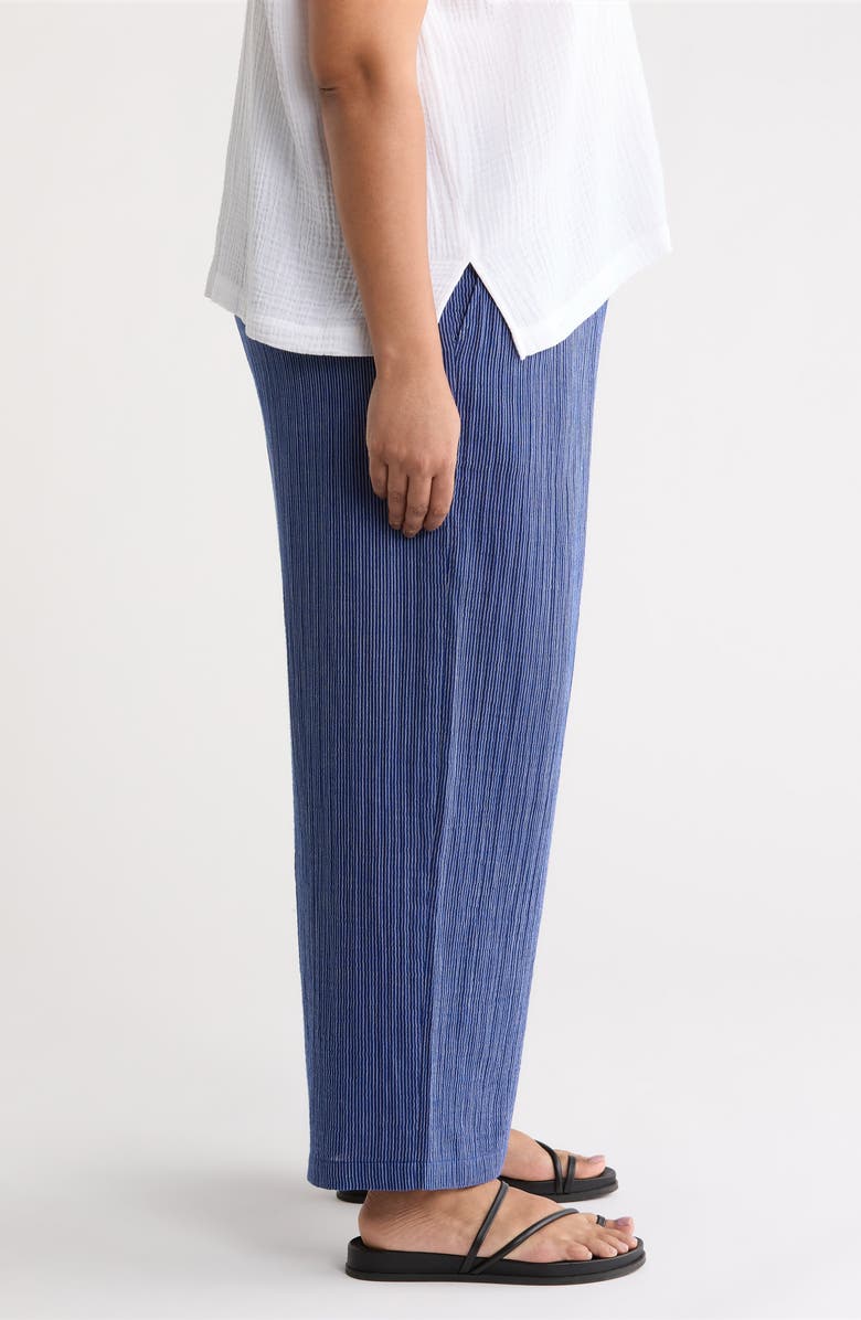 Eileen Fisher Ankle Wide Leg Pants, Alternate, color, Deep Dive