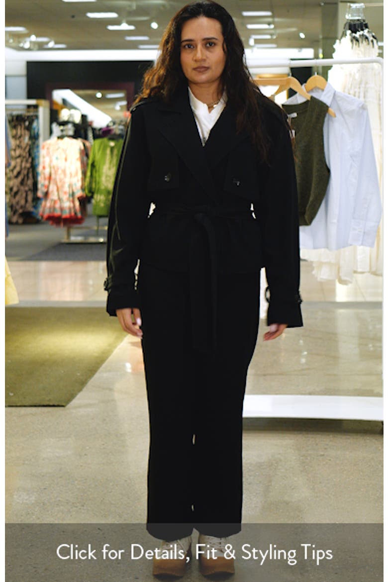 The Charles Crop Trench Coat video