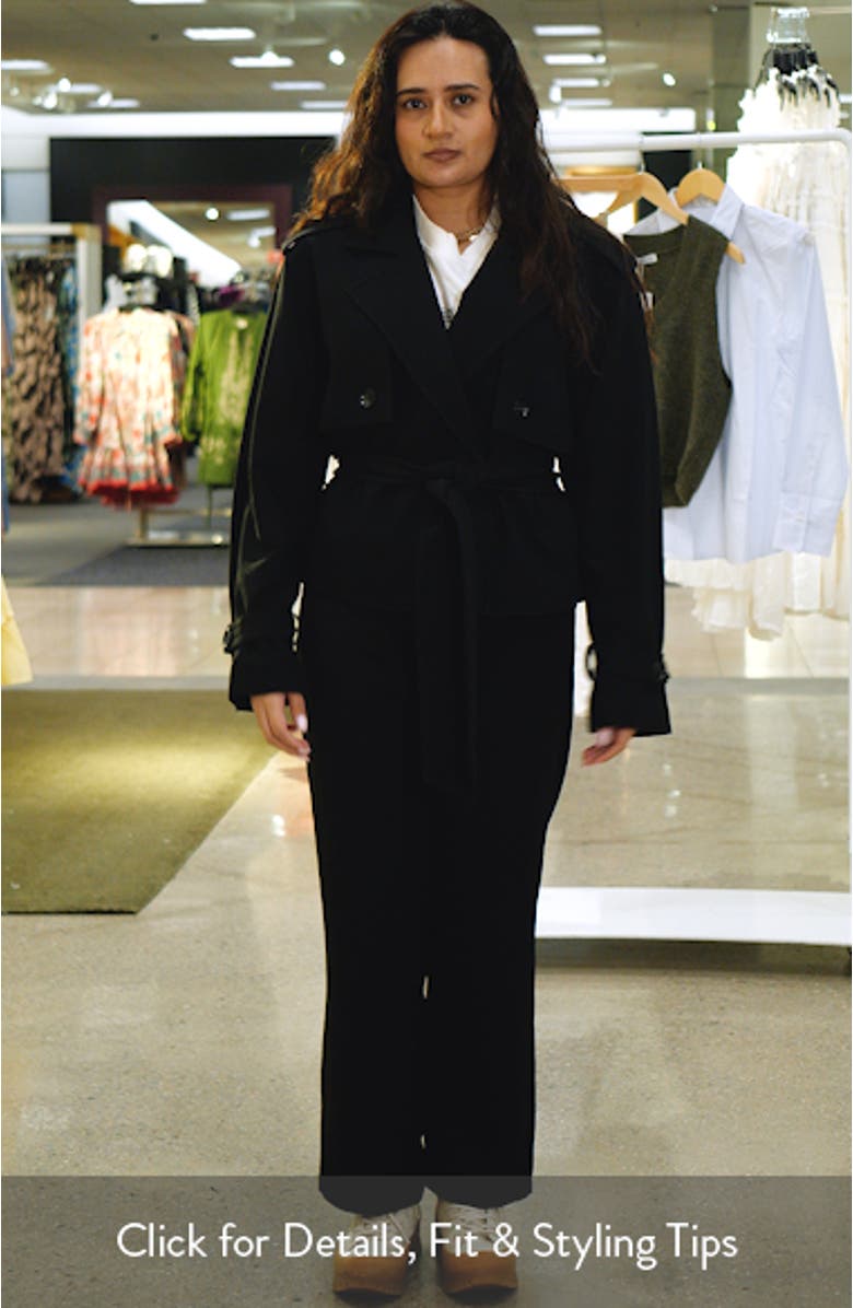 The Charles Crop Trench Coat, sales video thumbnail
