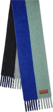 Mulberry Colour Block Textured Scarf