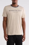 Kenneth Cole Logo Embossed Ringer Tee