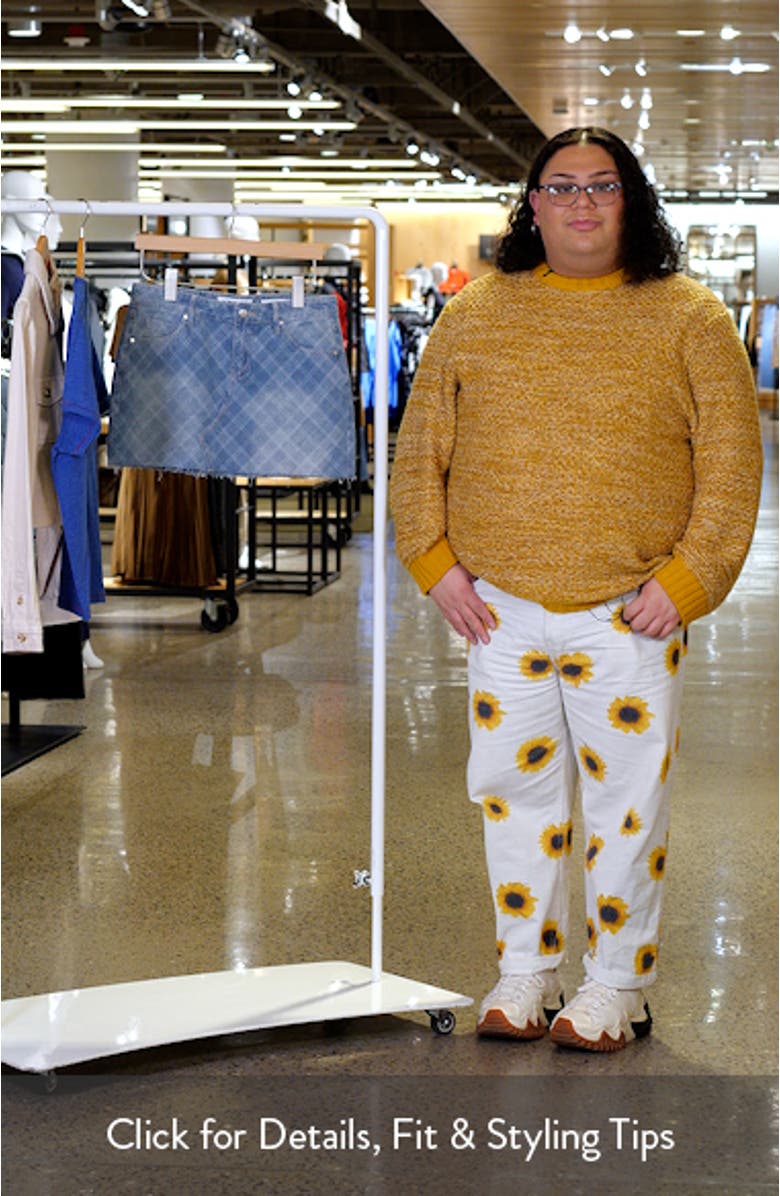 Xyla Plaid Denim Miniskirt, sales video thumbnail