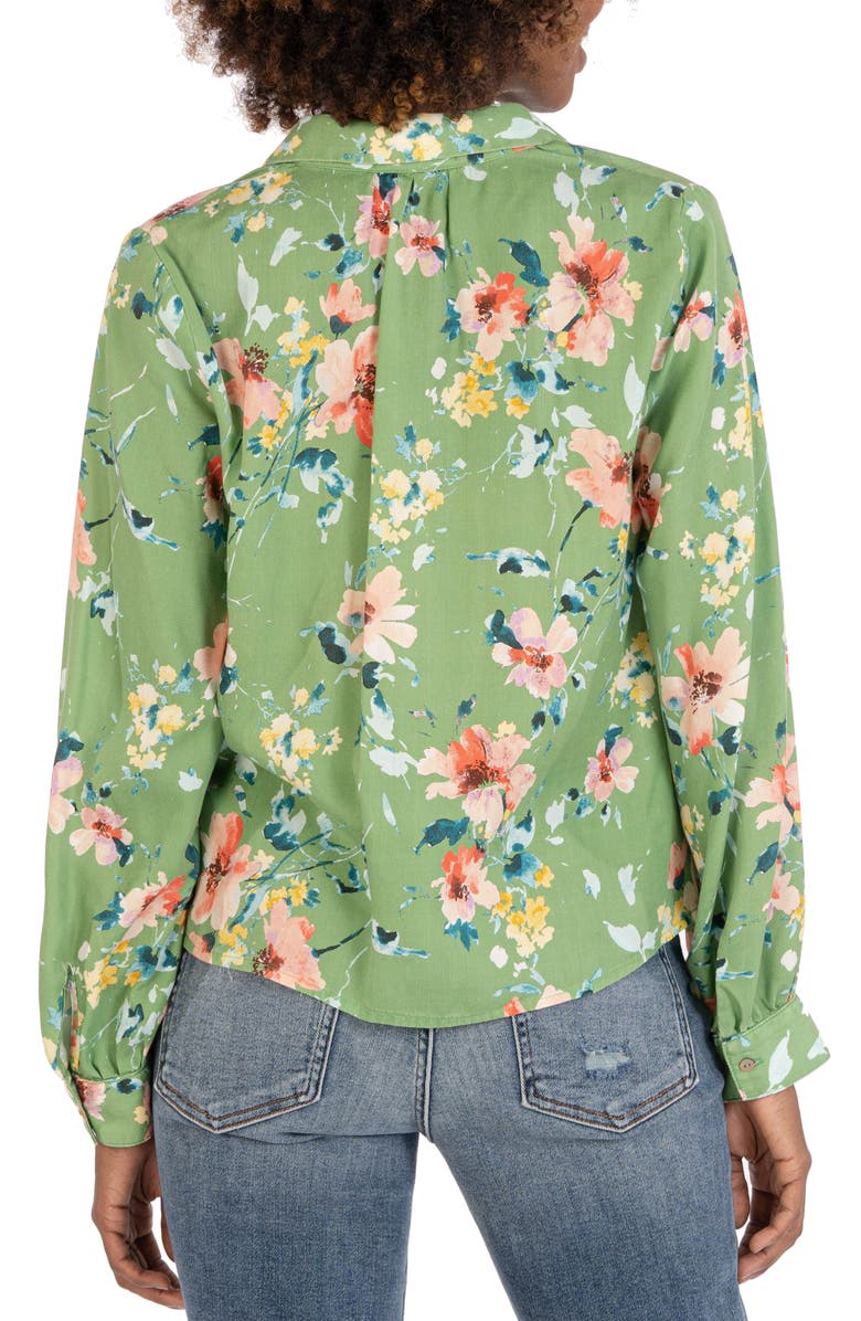 KUT from the Kloth Alpha Floral Button-Up Shirt, Alternate, color, 