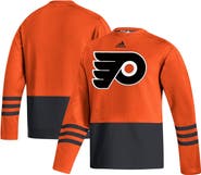 adidas Men's adidas Orange Philadelphia Flyers Logo AEROREADY Pullover Sweater