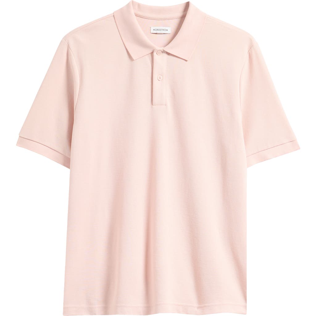 Nordstrom Pima Cotton Piqué Polo In Pink