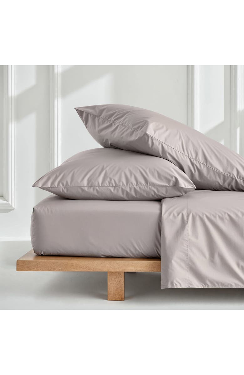 Italic Luxe Australian Sateen Bedding Bundle, Alternate, color, Pebble Gray