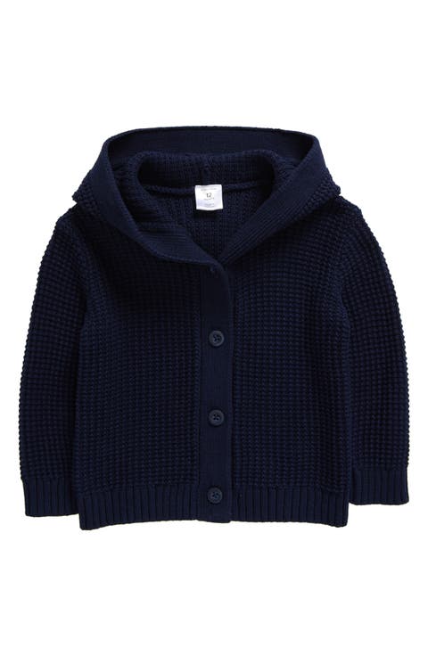Core Hooded Cotton Cardigan (Baby)