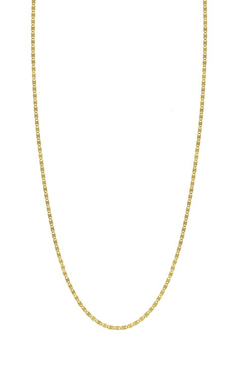 14K Yellow Gold Elegant Chain Necklace