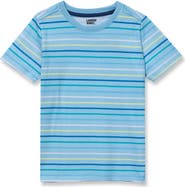 Lands' End Boys Short Sleeve Stripe Crewneck Tee