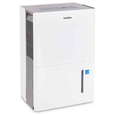 Energy Star Dehumidifier with Hose Connector, Humidity Control & Auto Shutoff
