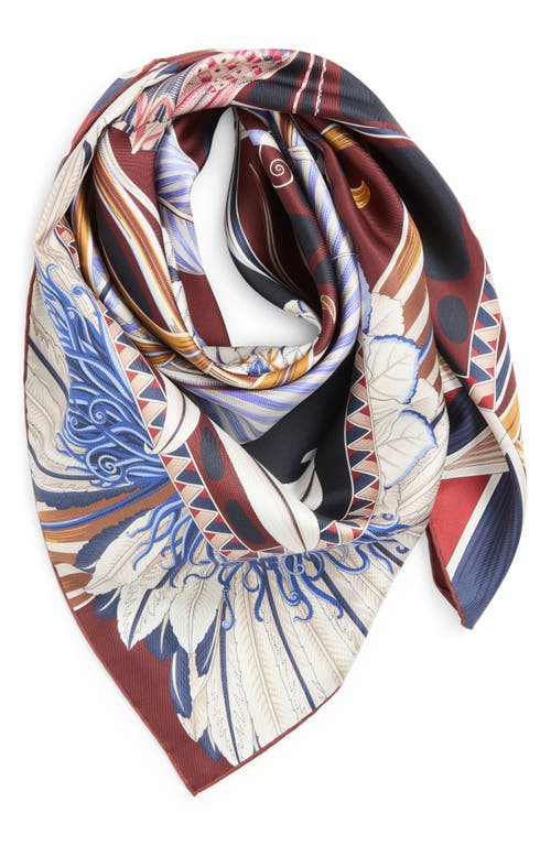 Ferragamo Butterfly-print Silk Scarf