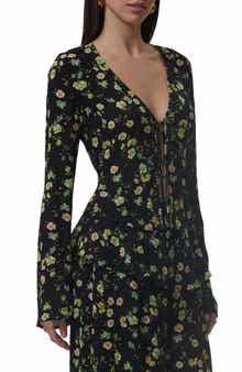 Tyra Tie Front Top