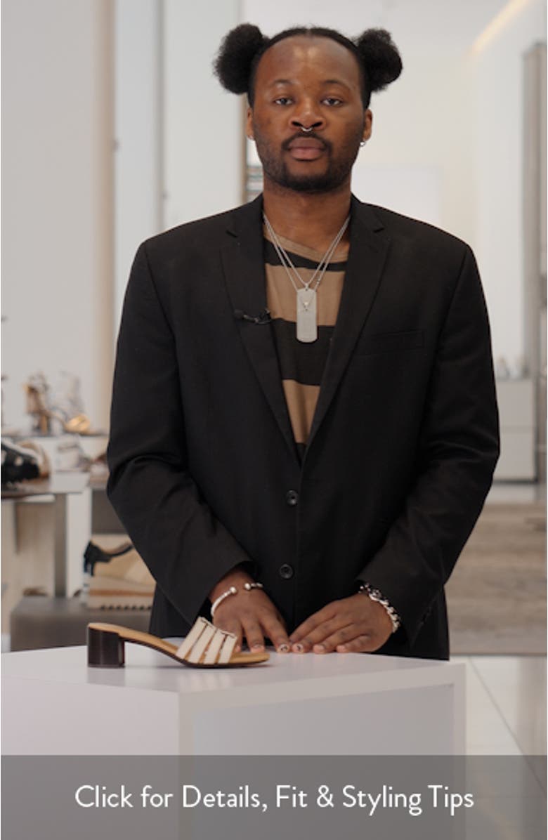 Ines Cage Slide Sandal, sales video thumbnail