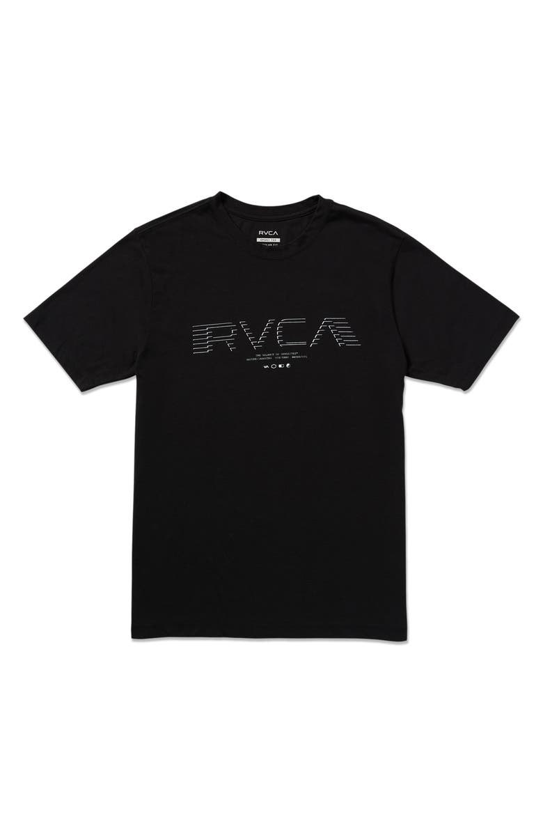 RVCA Big RVCA Flyer Performance Graphic T-Shirt, Alternate, color, Black