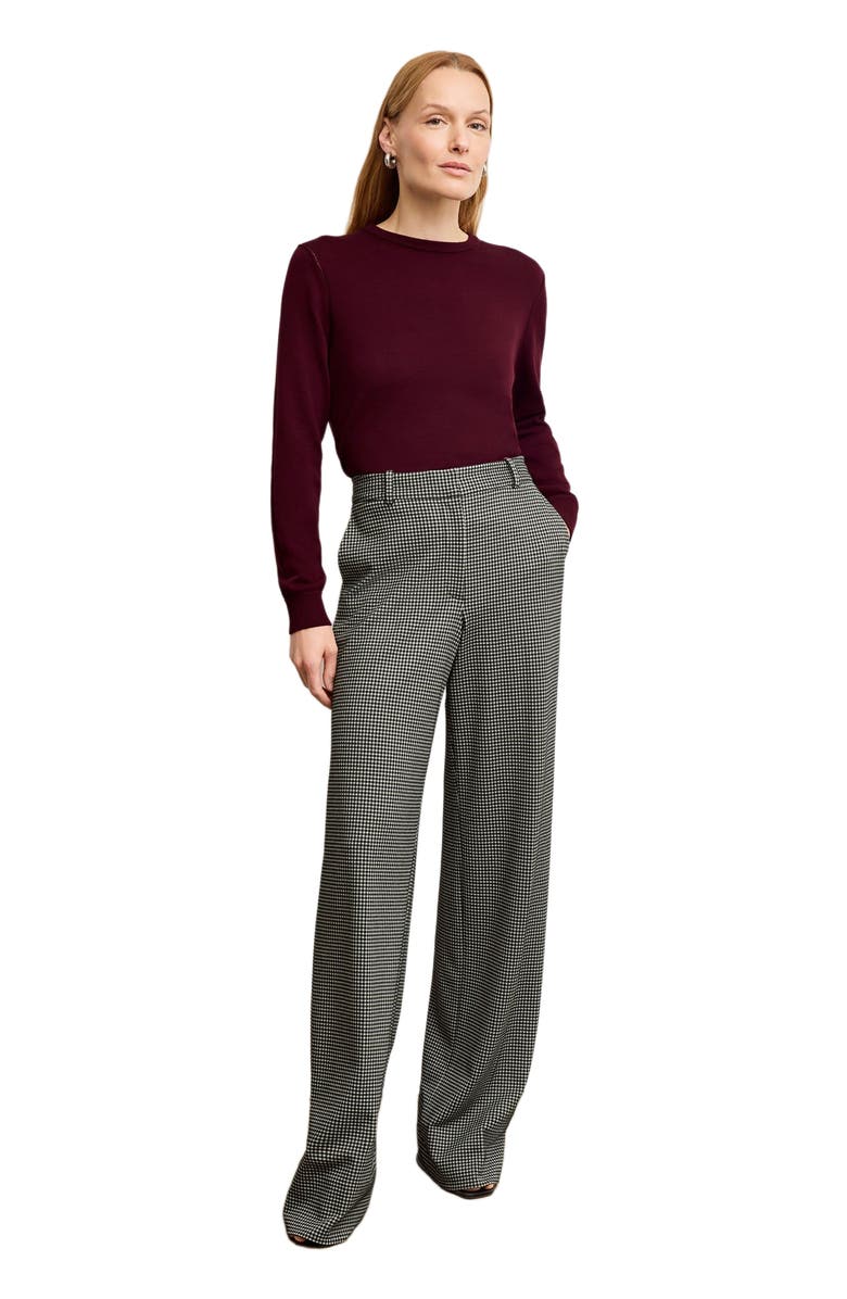 M.M.LaFleur Larissa Pointelle Sweater - Cotton Silk Knit, Main, color, 