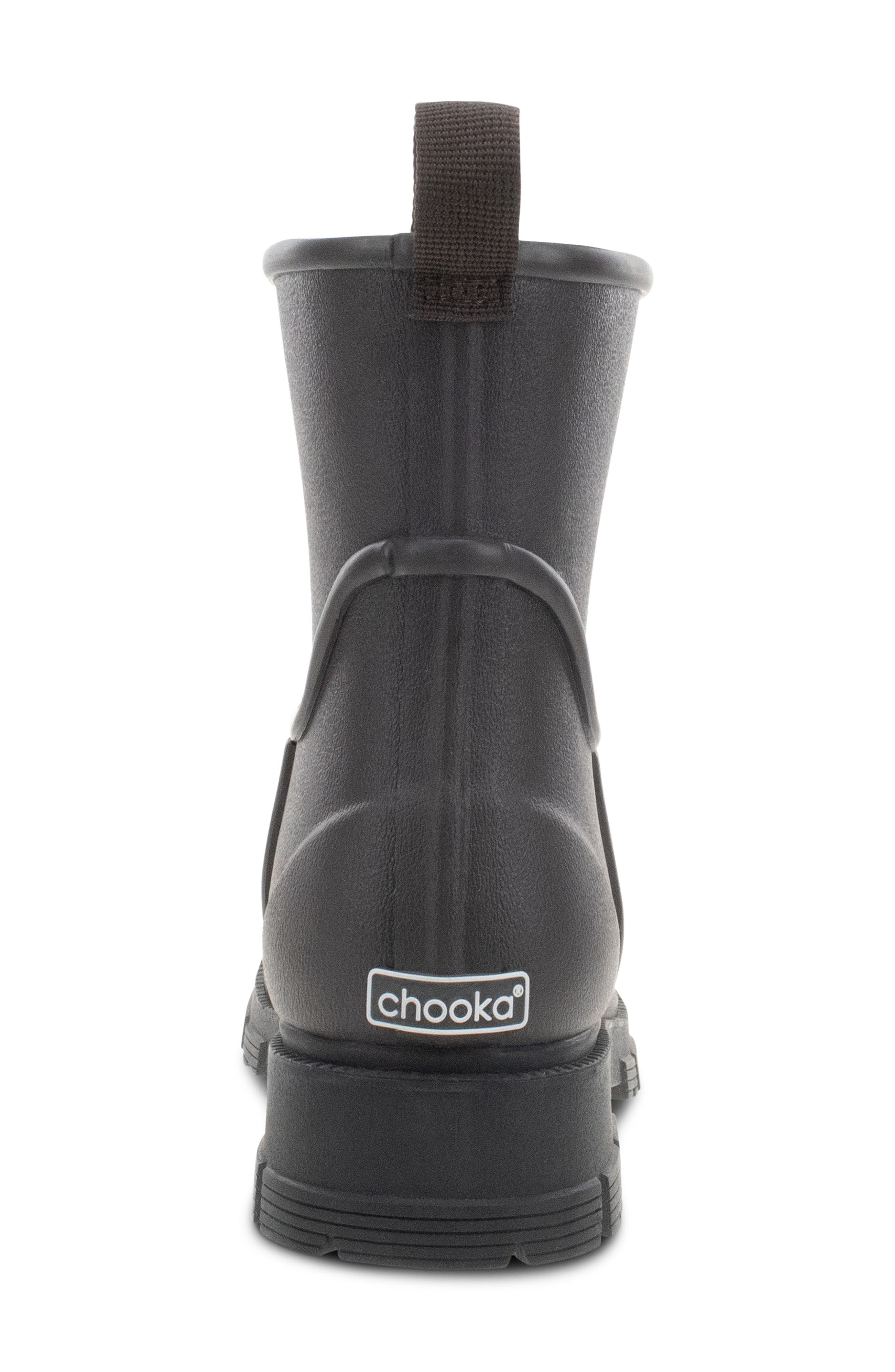 Asher Storm Lug Ankle Rain Boot, Alternate, color, BROWN