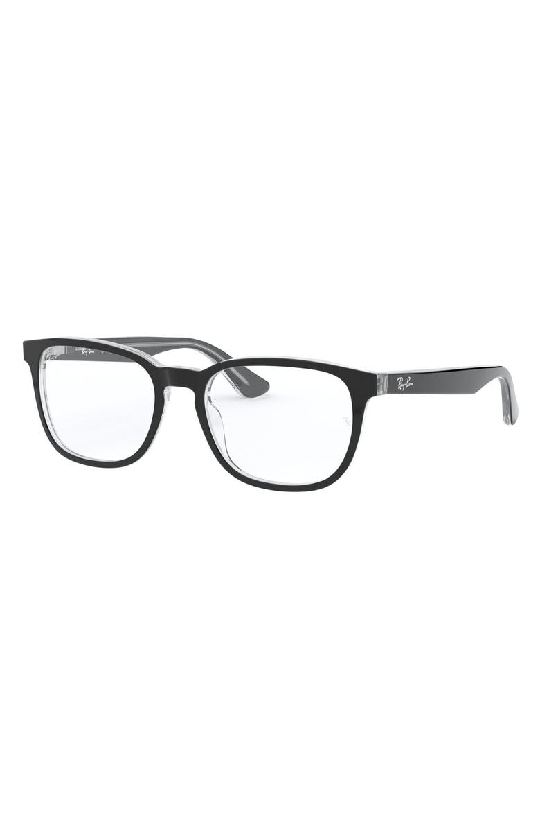 Ray-Ban Kids' 48mm Square Optical Glasses, Alternate, color, 