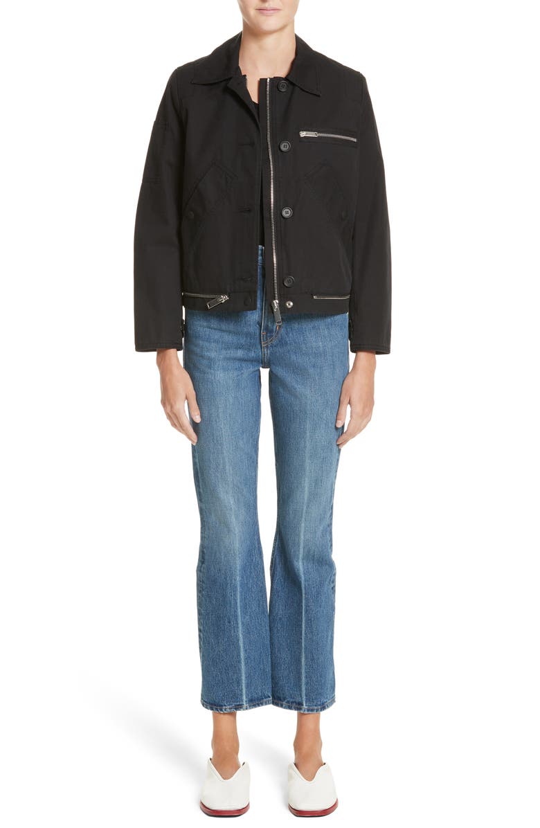 Proenza Schouler PSWL Jersey Gauze Tank, Alternate, color,