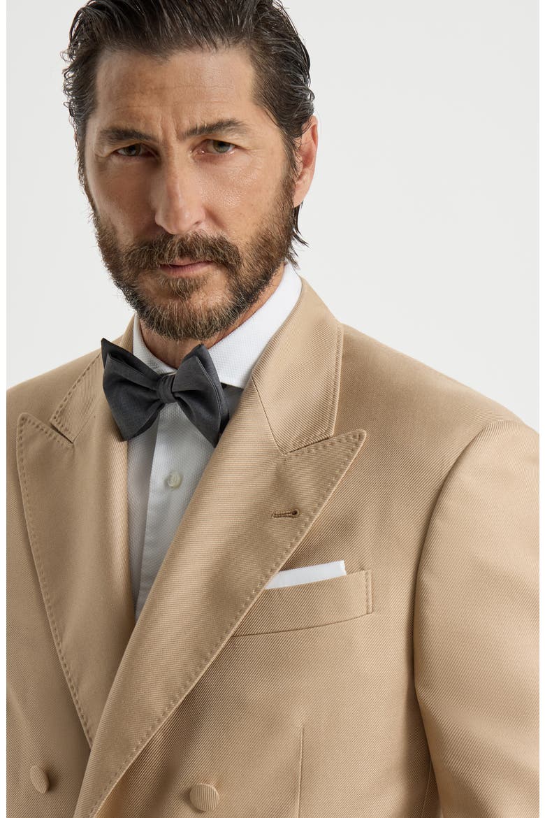 Tuxedo pocket square, Alternate, color, White
