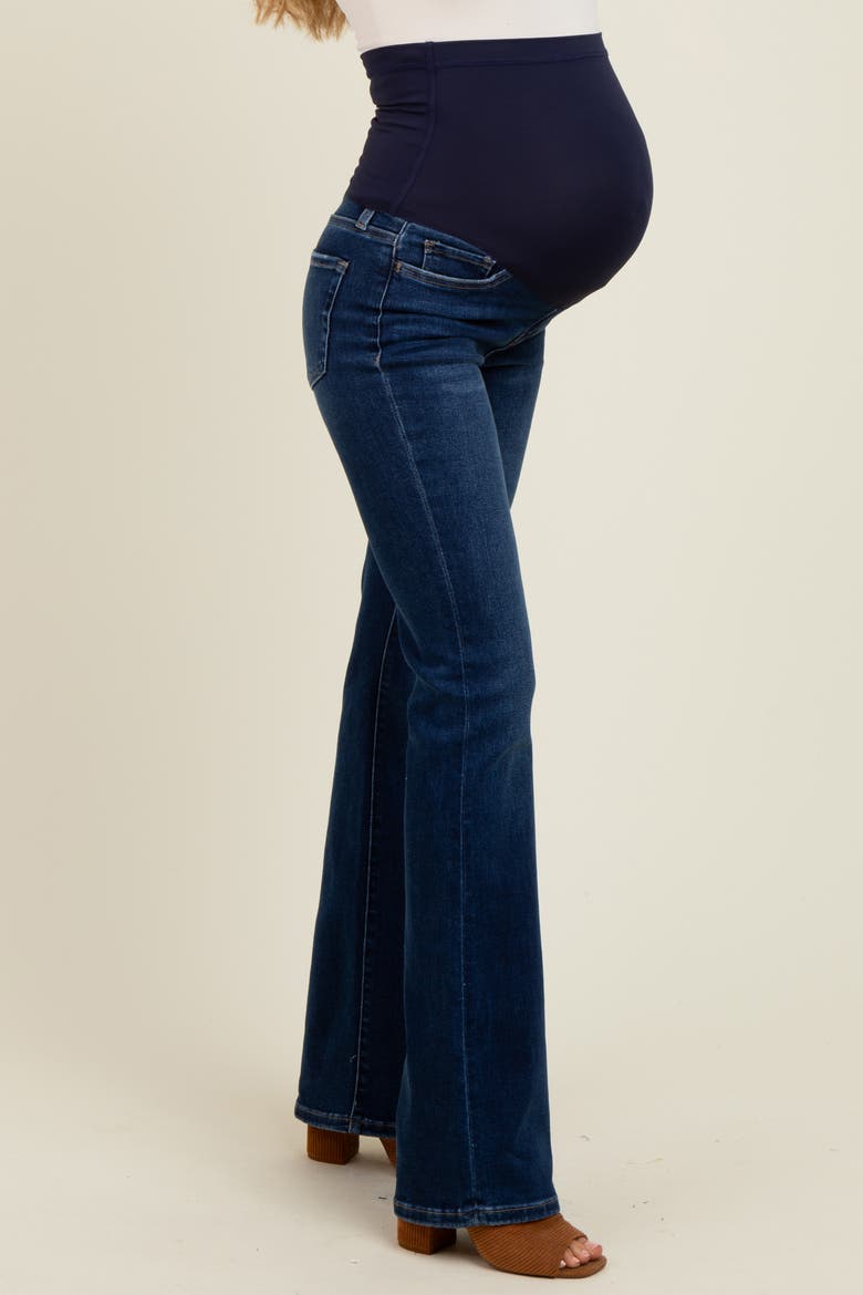 Classic Bootcut Maternity Jeans, Alternate, color, Navy Blue