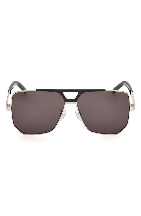59mm Polarized Navigator Sunglasses