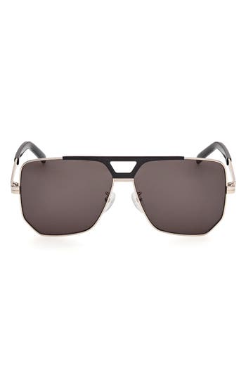 Mcm 59mm Polarized Navigator Sunglasses In Brown