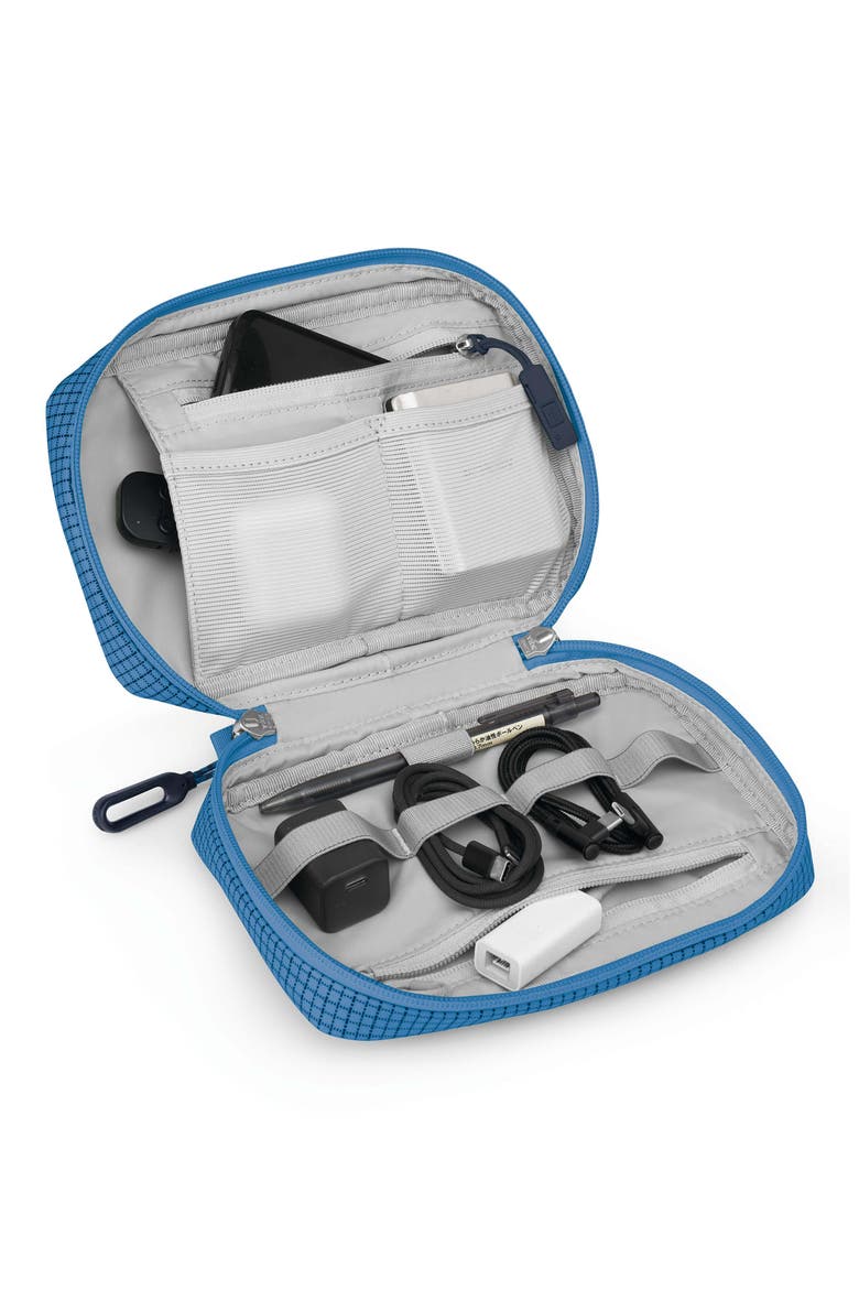 Transporter Powerhouse Tech Storage Pouch, Alternate, color, BLUE FLAME/ NOCTURNAL BLUE