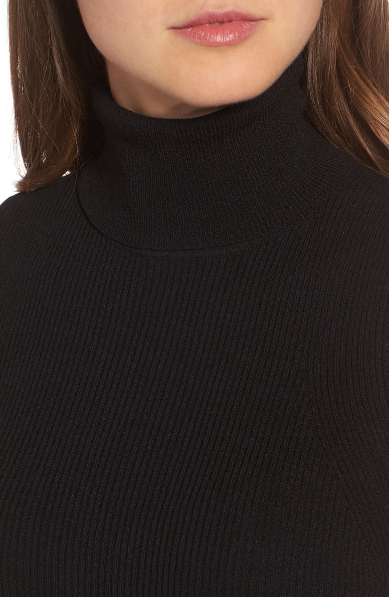 Anne Klein Sleeveless Turtleneck Top, Alternate, color, 