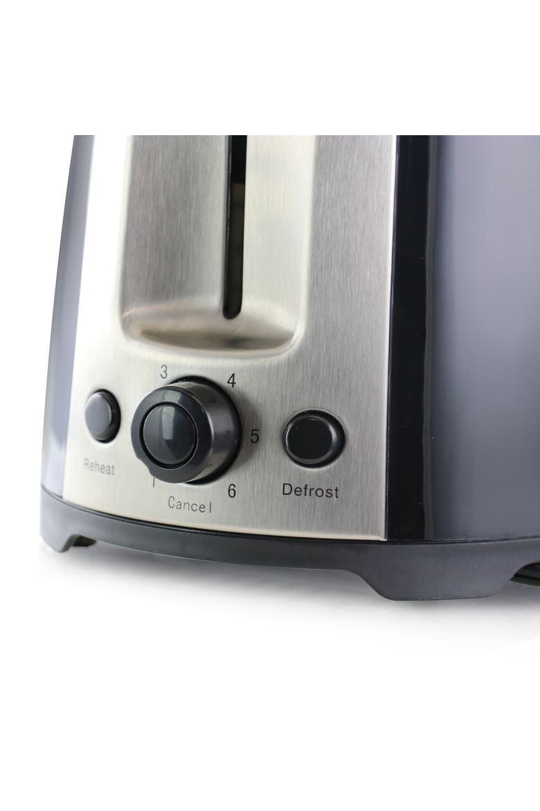 Cool Touch Wide Slot Toaster, Alternate, color, Black