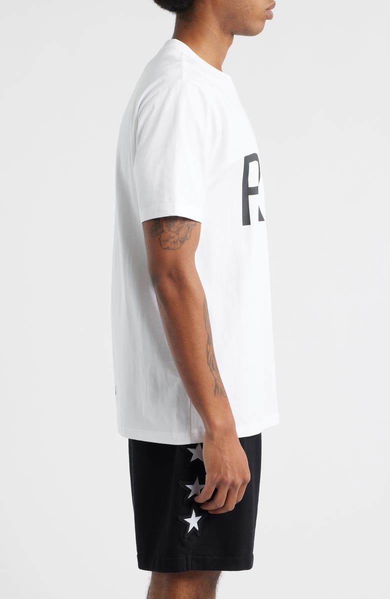 RtA Liam Logo Graphic T-Shirt, Alternate, color, White