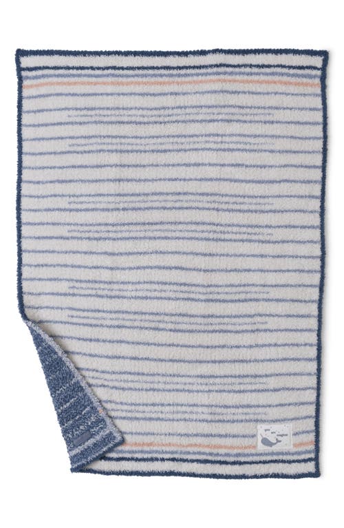 BAREFOOT DREAMS BAREFOOT DREAMS COZYCHIC® NARWHAL STRIPE STROLLER BLANKET