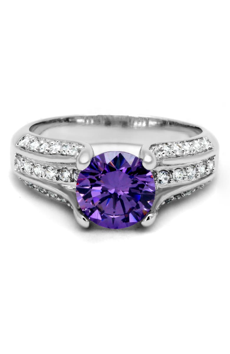 Covet CZ Engagement Ring, Alternate, color, 