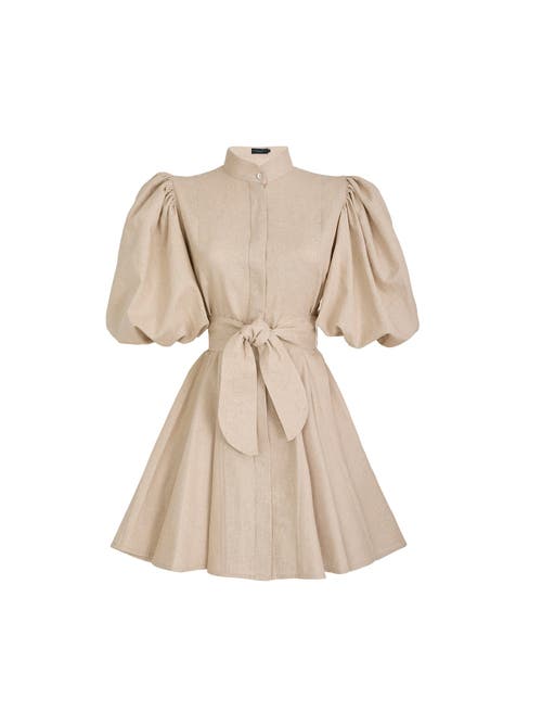 NO PISE LA GRAMA Bromelia Mini Dress in Khaki  product